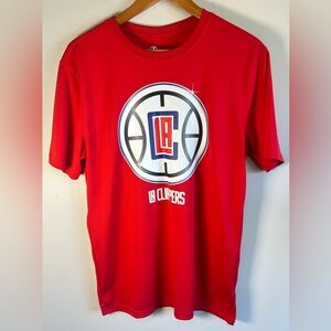 LA Clippers NBA Kawhi Leonard Men’s T-shirt Red Ultra Game Size M Like New